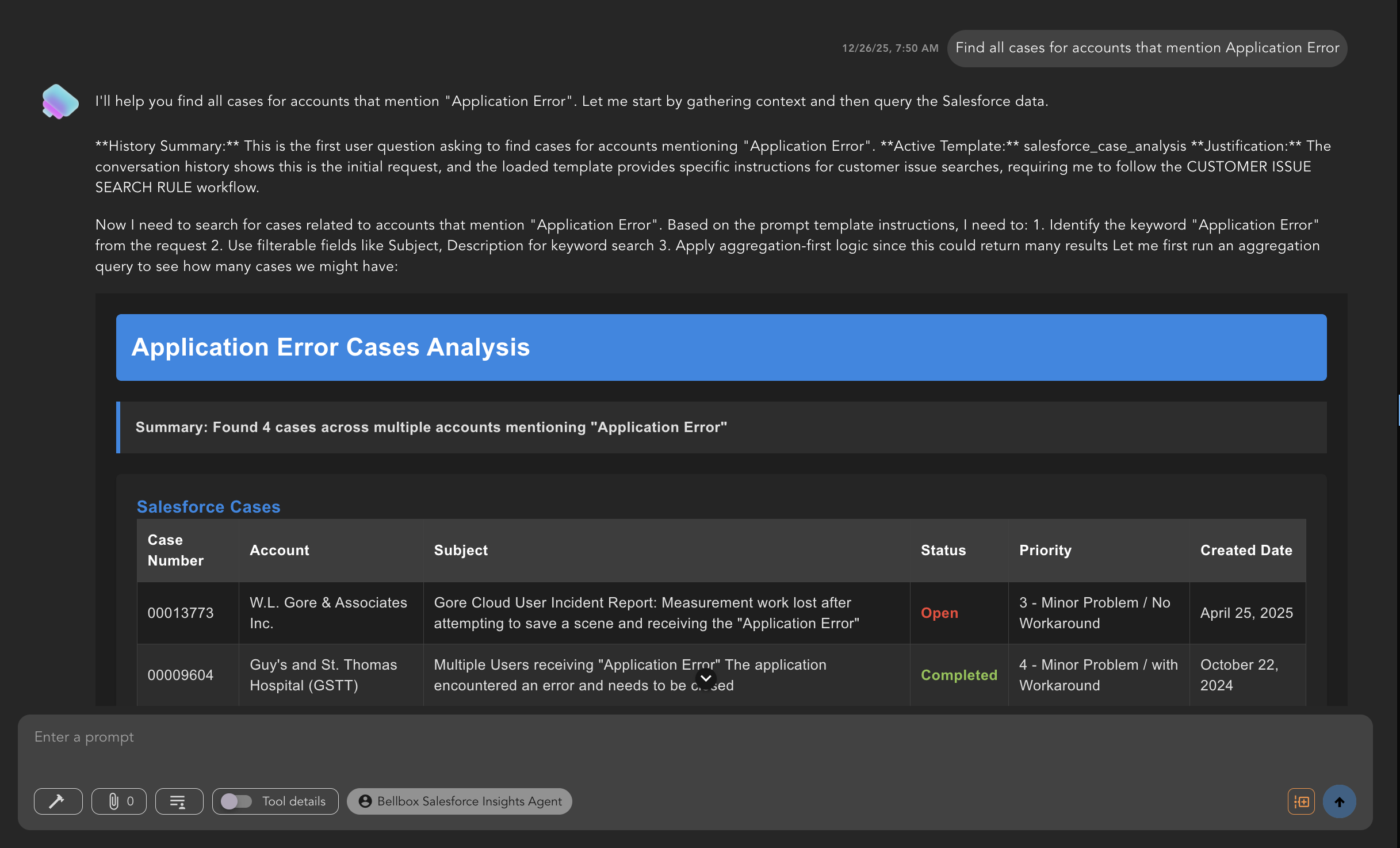 BizOps Agents screenshot