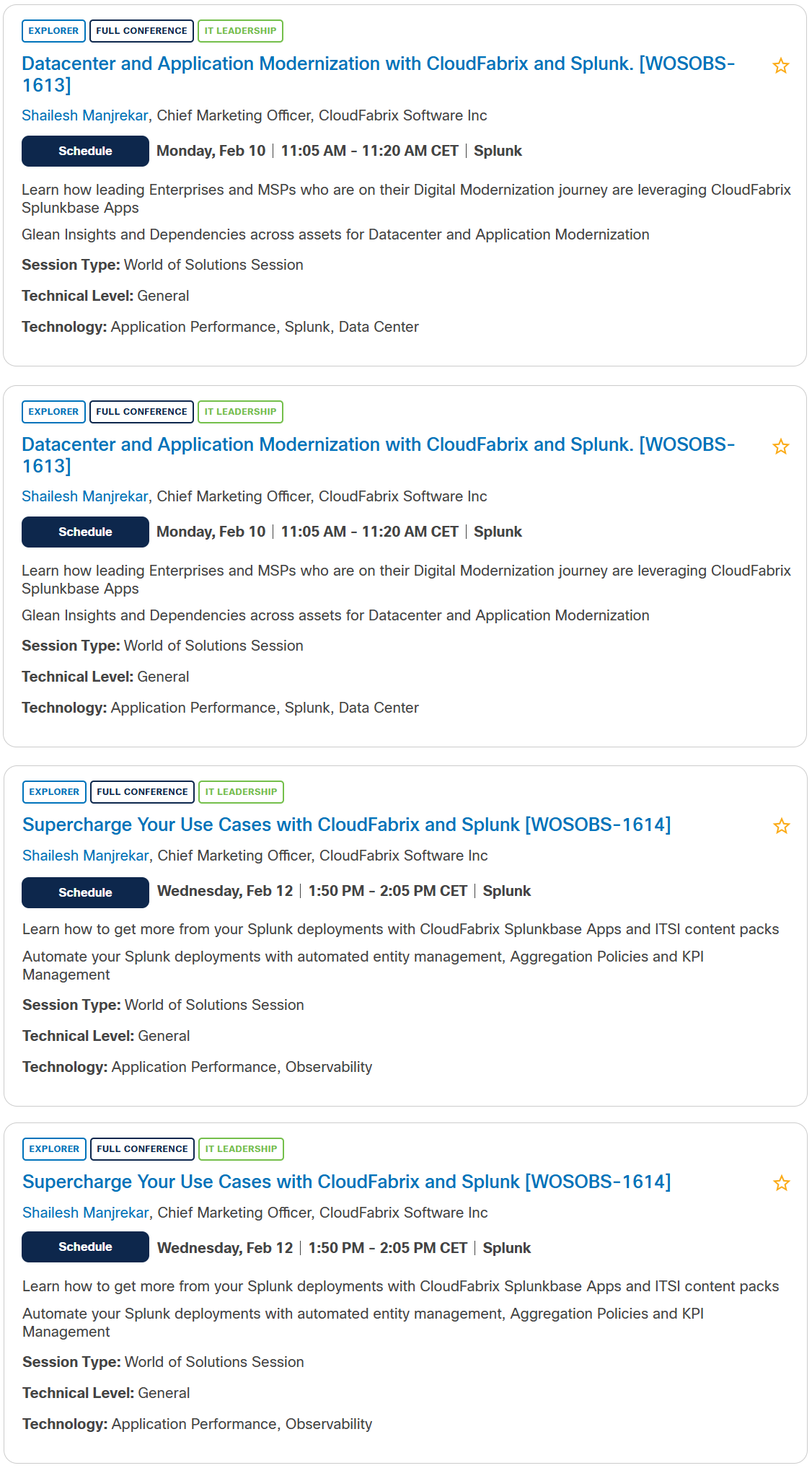 Ciscolive amstrerdam 2025 schedule