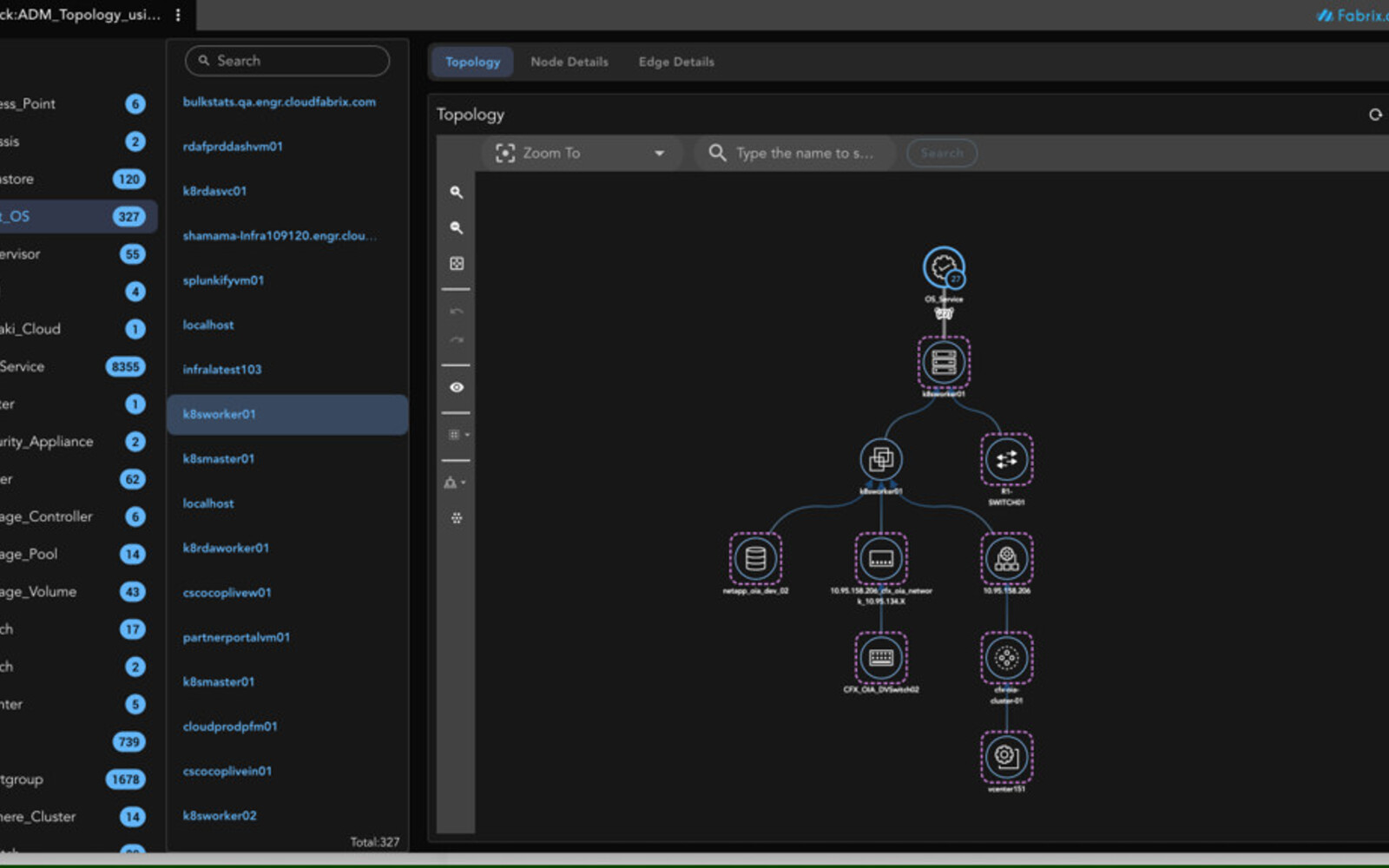 Agents grounded in enterprise documents, knowledge bases and live topology